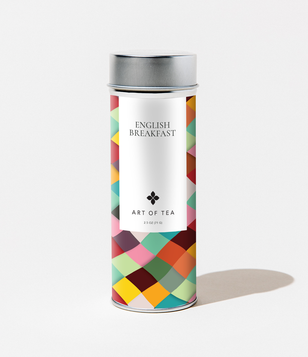 English Breakfast tea Set of 6 Tall Retail Canisters Art of Tea